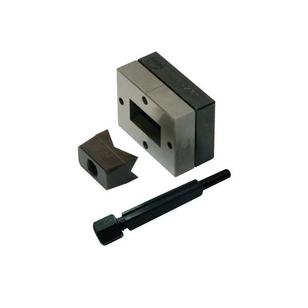 2683-0922-42-10 Hawa  2683 Rectangular punch 22 x 42 mm complete with stamp, die, bolt and nut